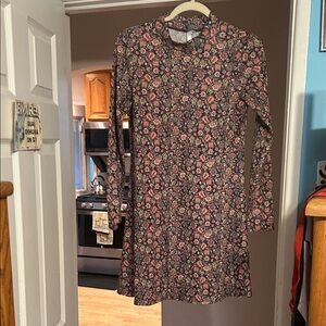 Floral Long Sleeve Dress